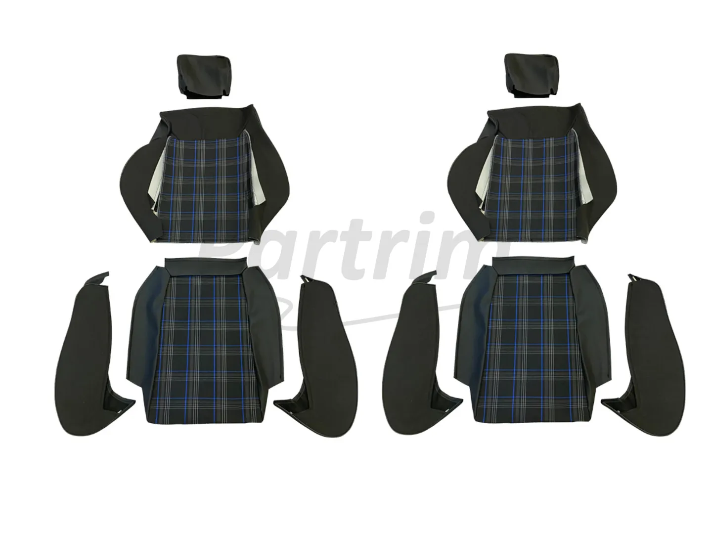 VW GOLF MK1 COUPE 75-83 SEAT COVER BLUE LINE