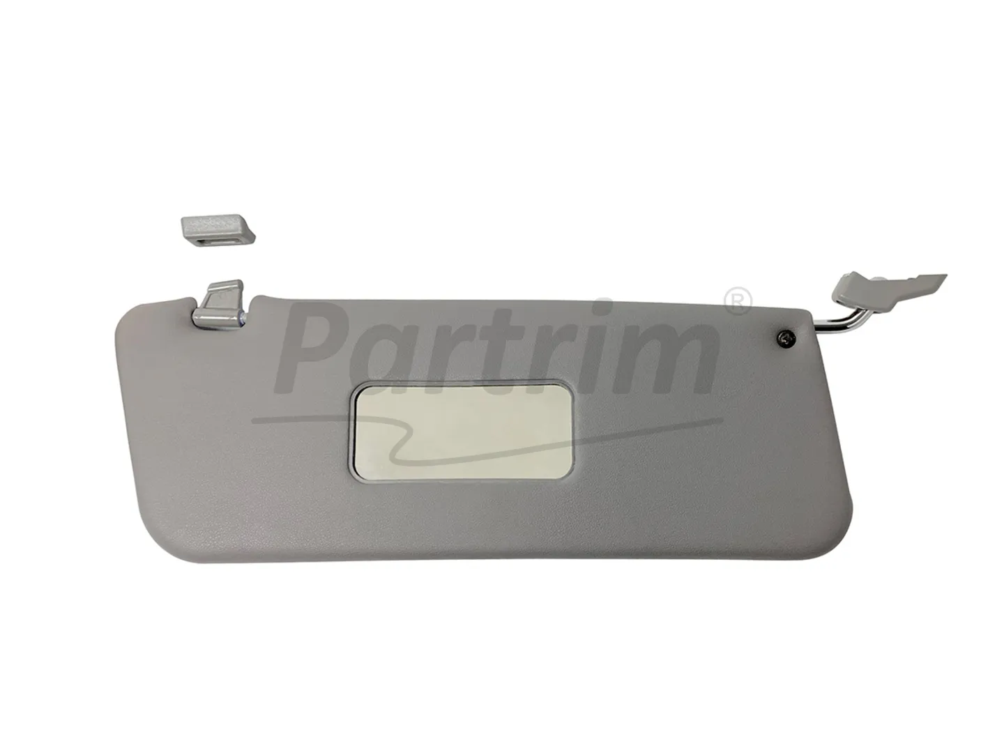 MERCEDES R107 CABRIO SUNVISOR WITH BRACKET R-L GREY