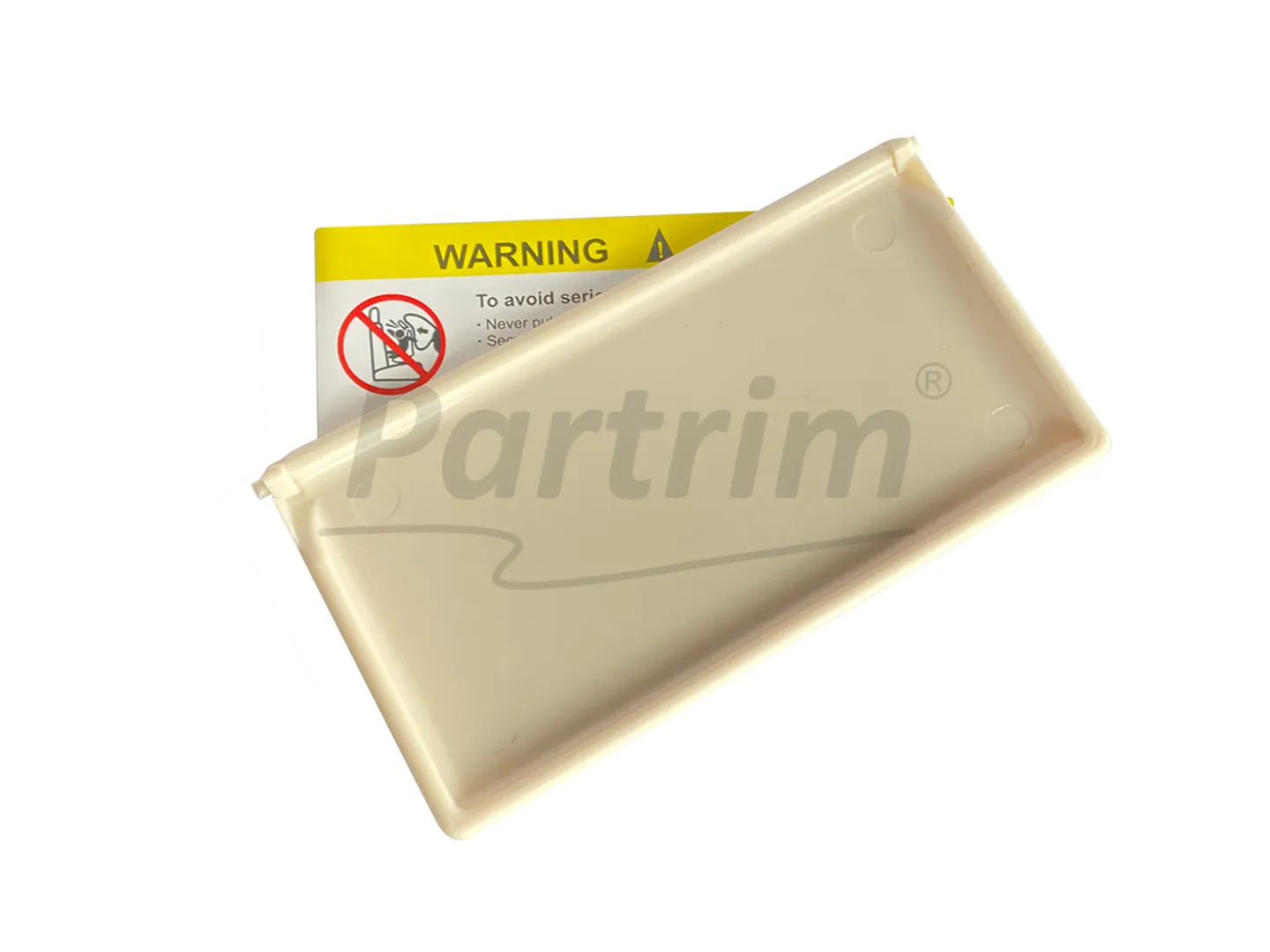 MERCEDES W203 SUNVISOR MIRROR COVER CREAM 1 PCS