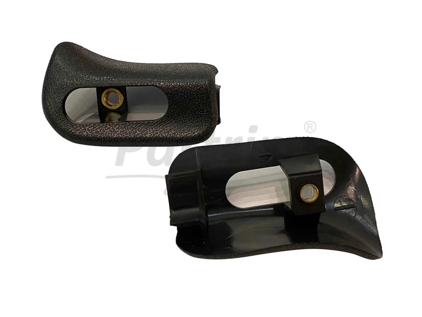 MERCEDES R129  - A124  CABRIOLET SUN VISOR TRIM CAPS SET BLACK