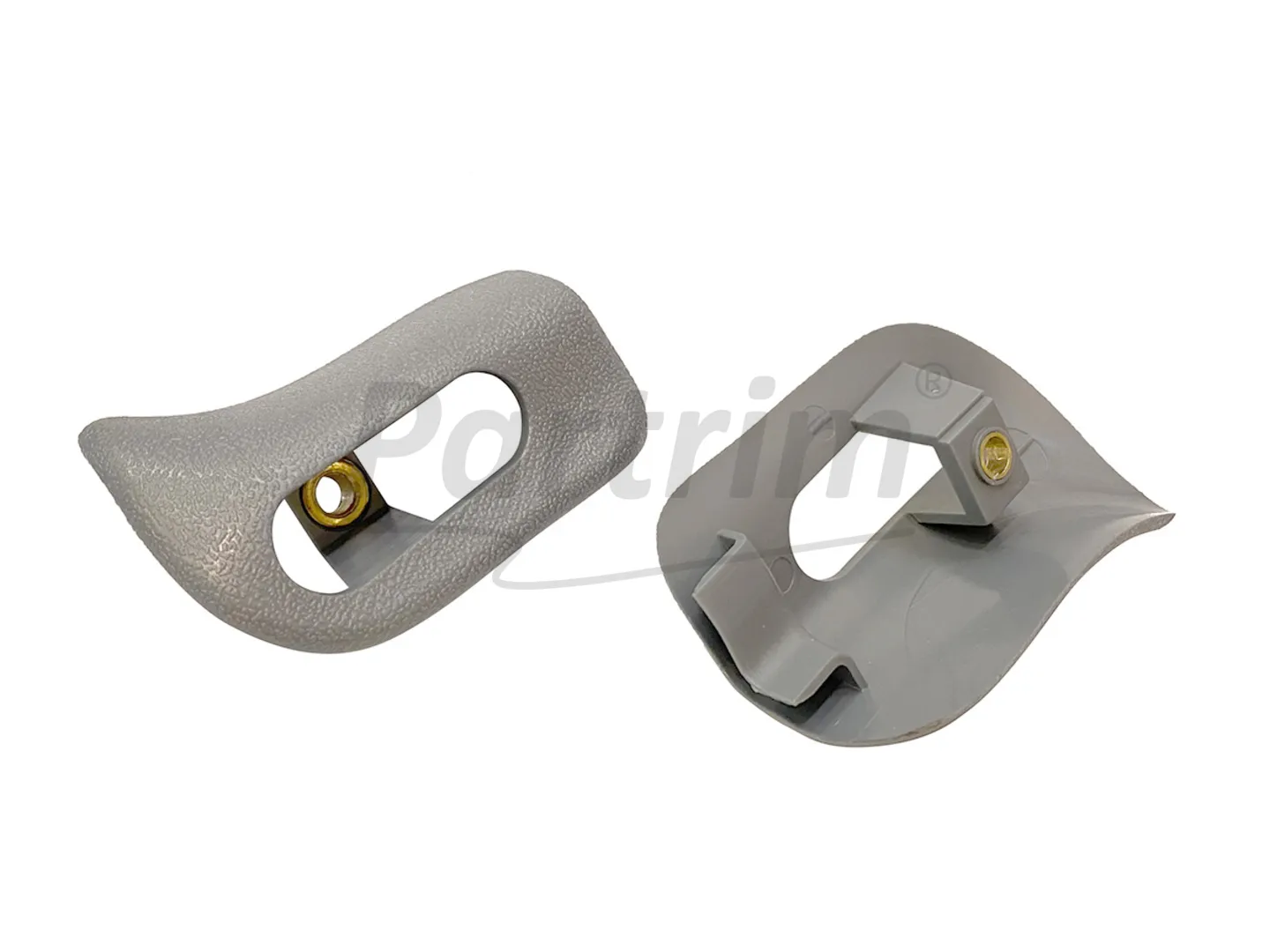 MERCEDES R129  - A124  CABRIOLET SUN VISOR TRIM CAPS SET ONION GREY