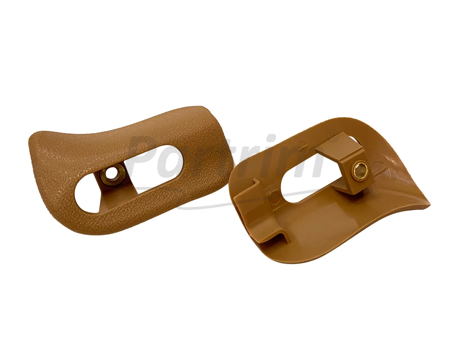 MERCEDES R129  - A124  CABRIOLET SUN VISOR TRIM CAPS SET JAVA