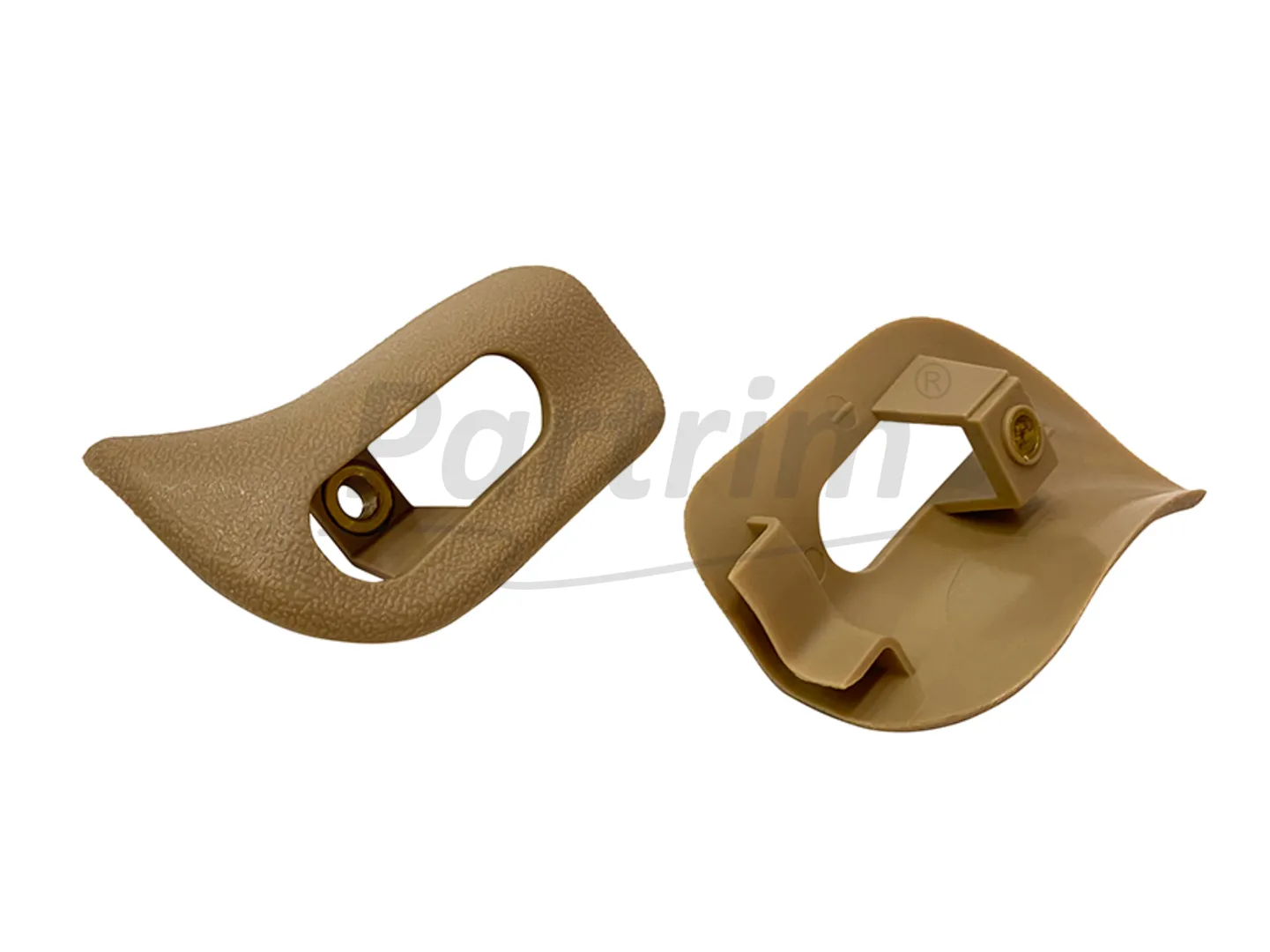 MERCEDES R129  - A124 CABRIOLET  SUN VISOR TRIM CAPS SET MUSHROOM