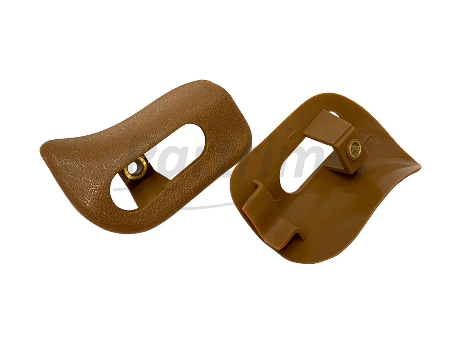 MERCEDES R129  - A124  CABRIOLET SUN VISOR TRIM CAPS SET BROWN