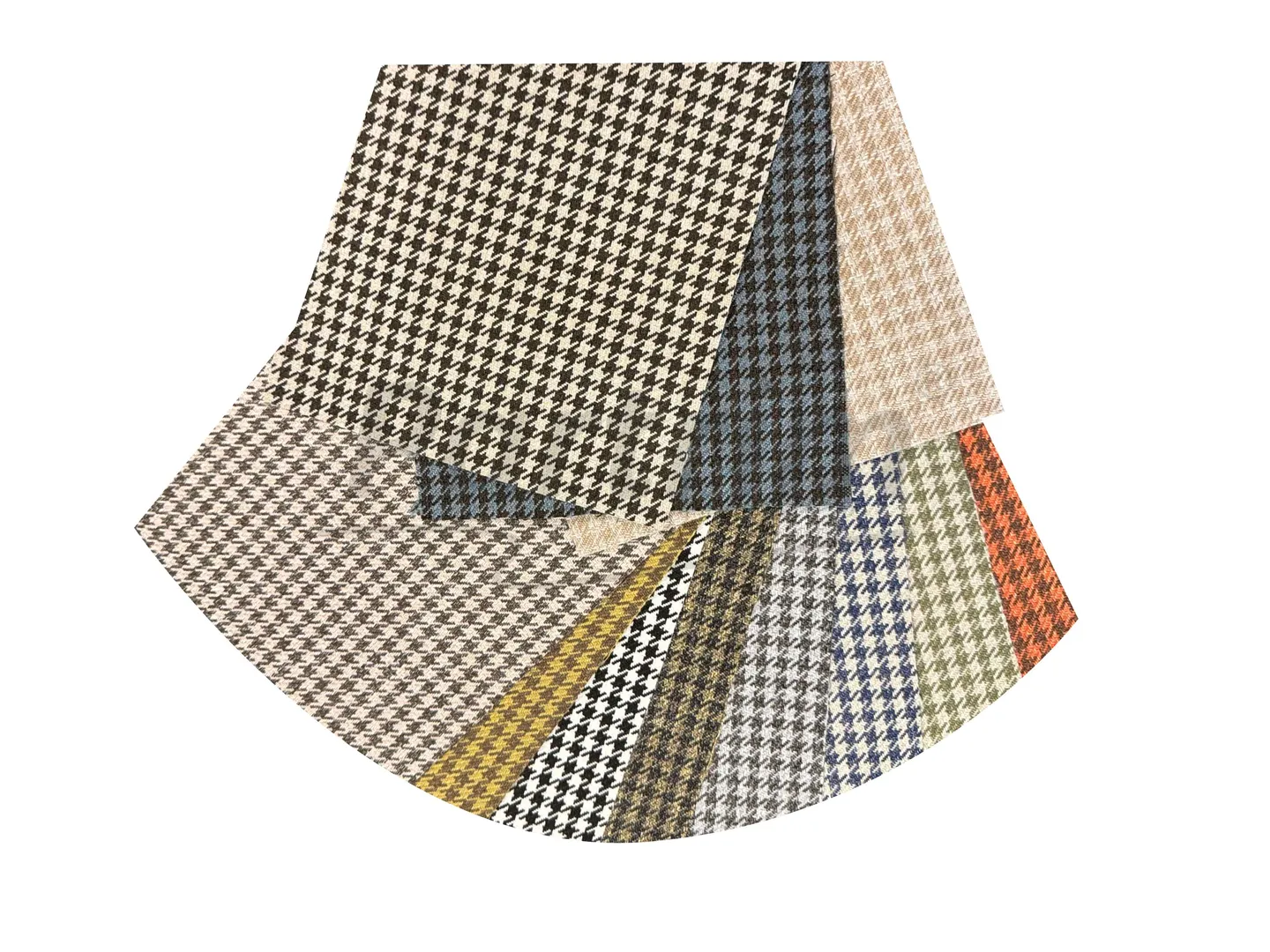 PORSCHE 911 PEPITA FABRIC BROWN  WHITE 100 cm X 140 cm