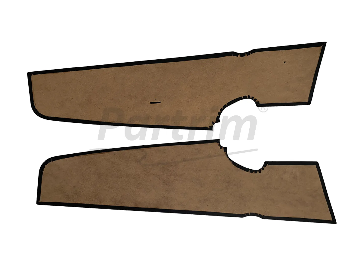 JAGUAR XJ6 SERIE1 1968 LUGGAGE SIDE PANEL BLACK 2 PCS