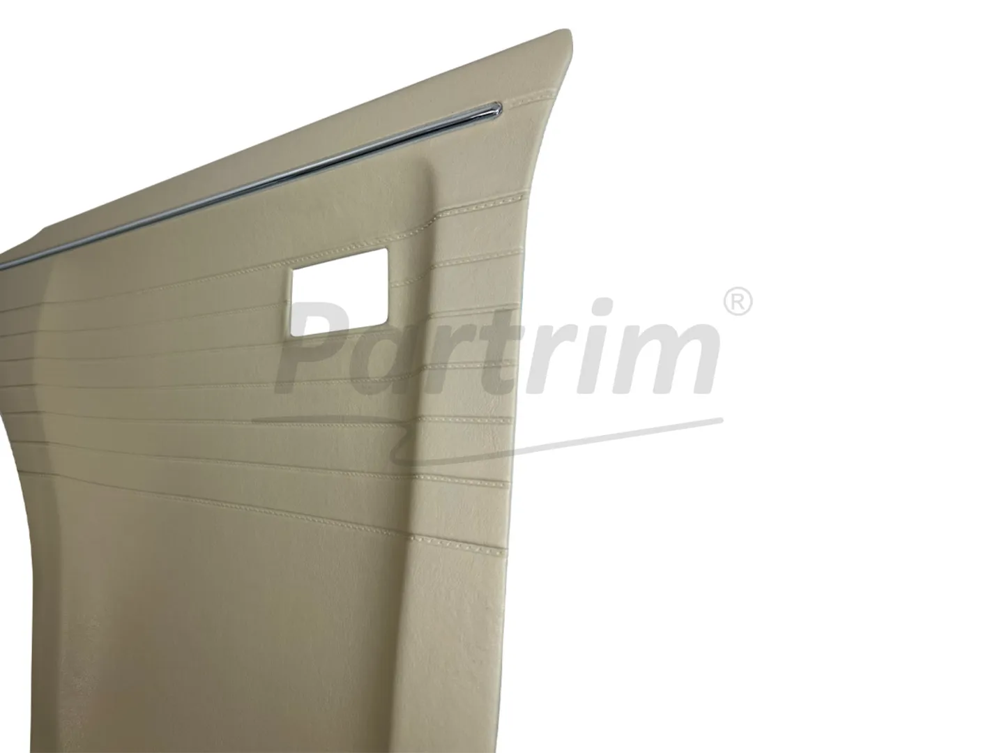 BMW 2002 REAR SIDE PANEL SET WITH NICKEL 2 PCS CREAM  Early E10 (1966 - 1973)