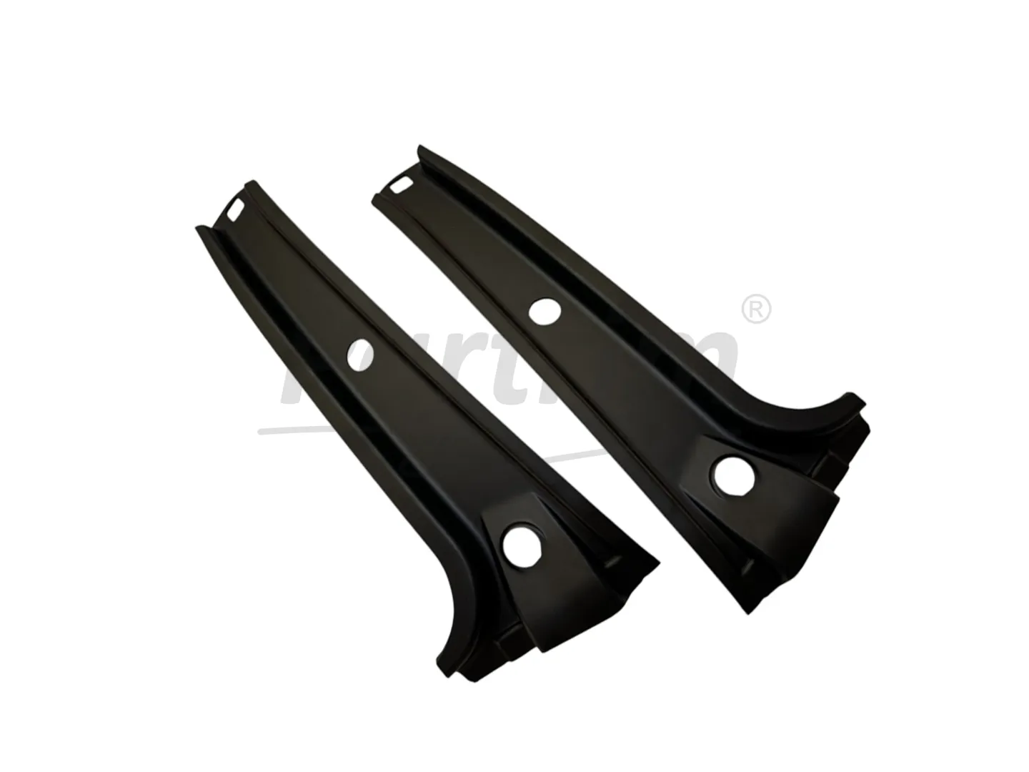 BMW E30 COUPE B PILLAR TRIM COVER SET BLACK
