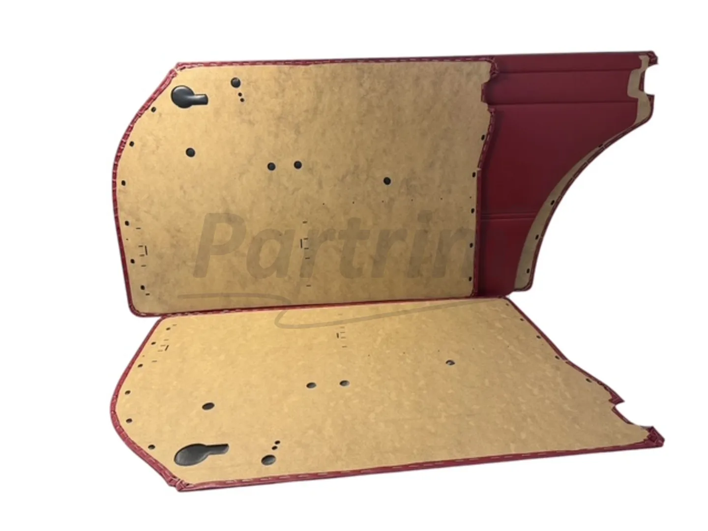 MERCEDES W110 DOOR PANEL SET BURGUNDY 4 PCS 1965 - 1968 Years 200 / 200D / 230