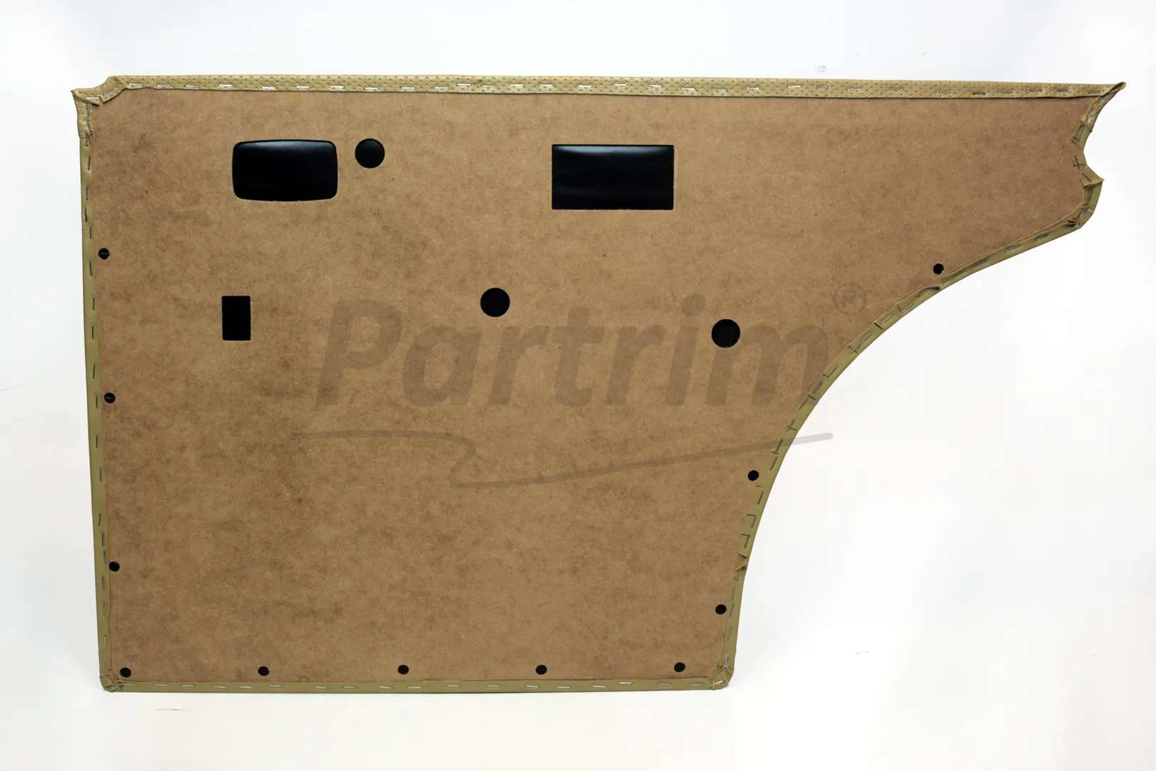 MERCEDES W108 DOOR PANELS BEIGE  WITH NICKEL 4 PCS (2 FRONT - 2 REAR)