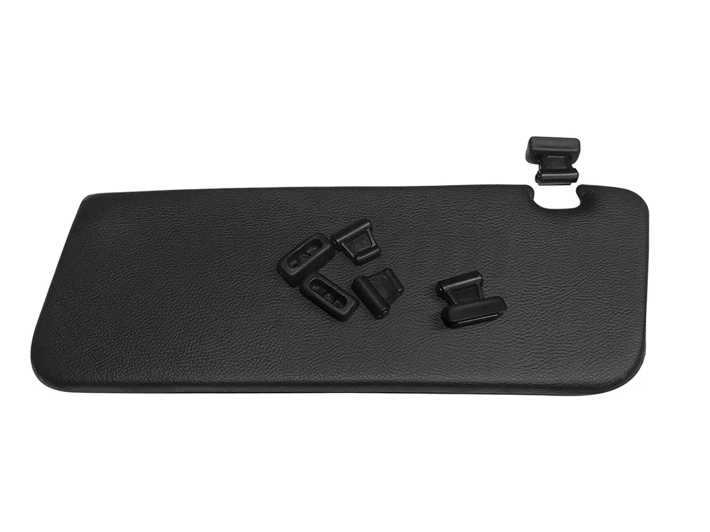 MERCEDES R107 SUNVISOR CLIPS BLACK 1 SET