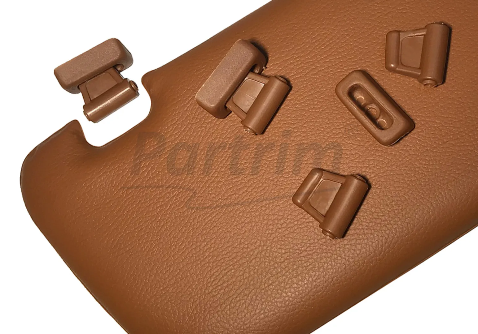 MERCEDES R107 SUNVISOR CLIPS TOBACCO 1 SET