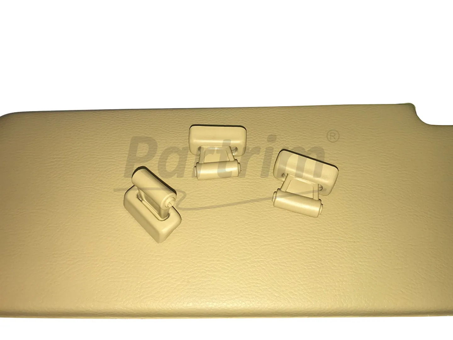 MERCEDES R107 SUNVISOR CLIPS BEIGE 1 SET