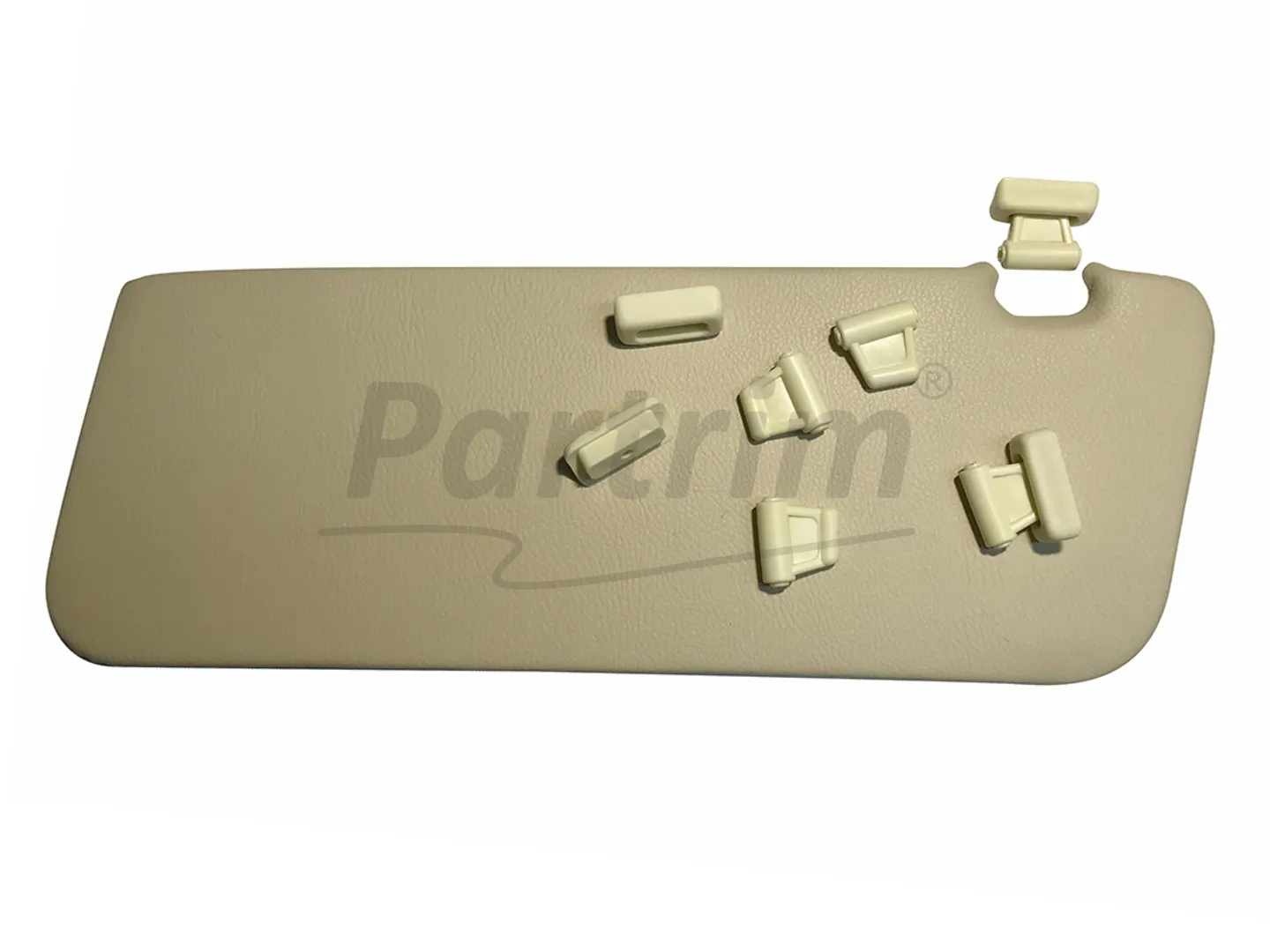 MERCEDES R107 SUNVISOR CLIPS CREAM 1 SET