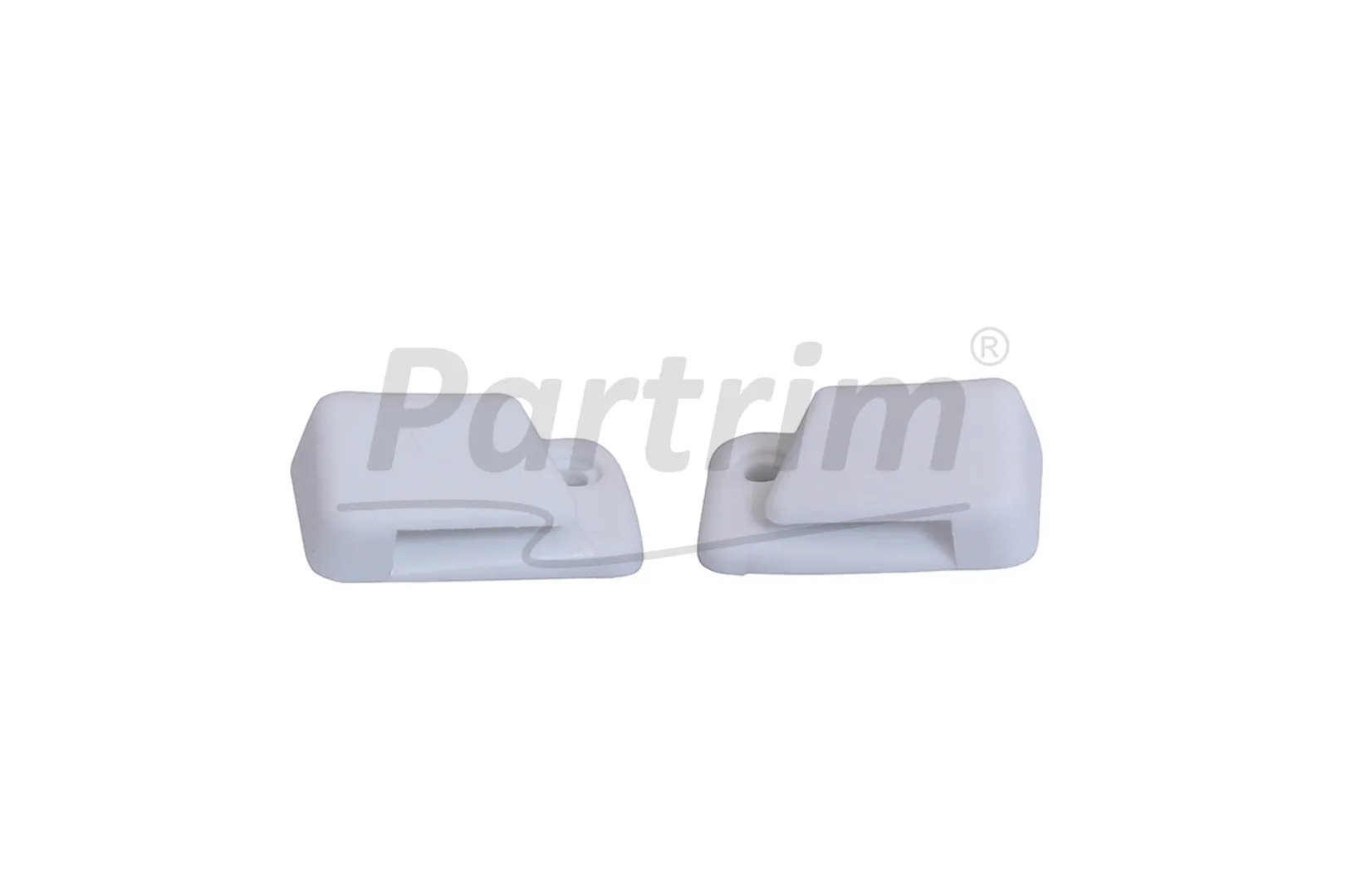 VW OLD BEETLE 1300-1303 SUN VISOR CLIPS WHITE SET  