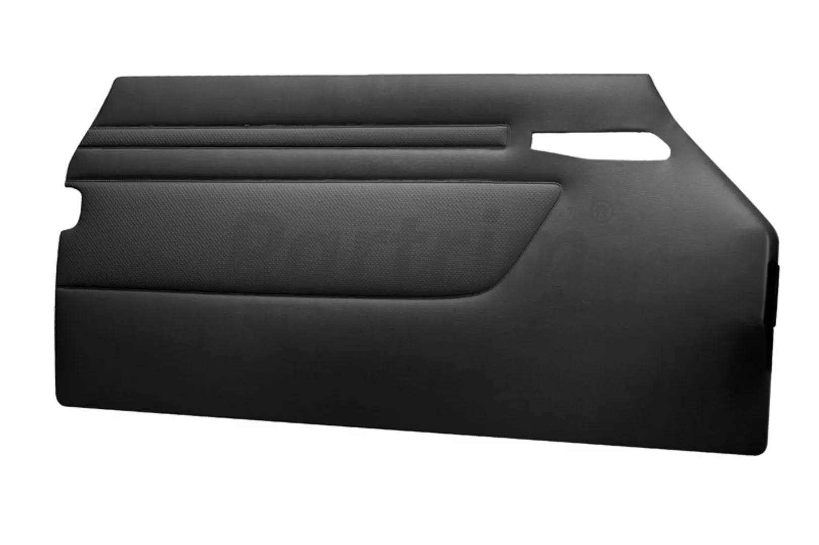 MERCEDES R107 DOOR PANEL SET BLACK 2 PCS 