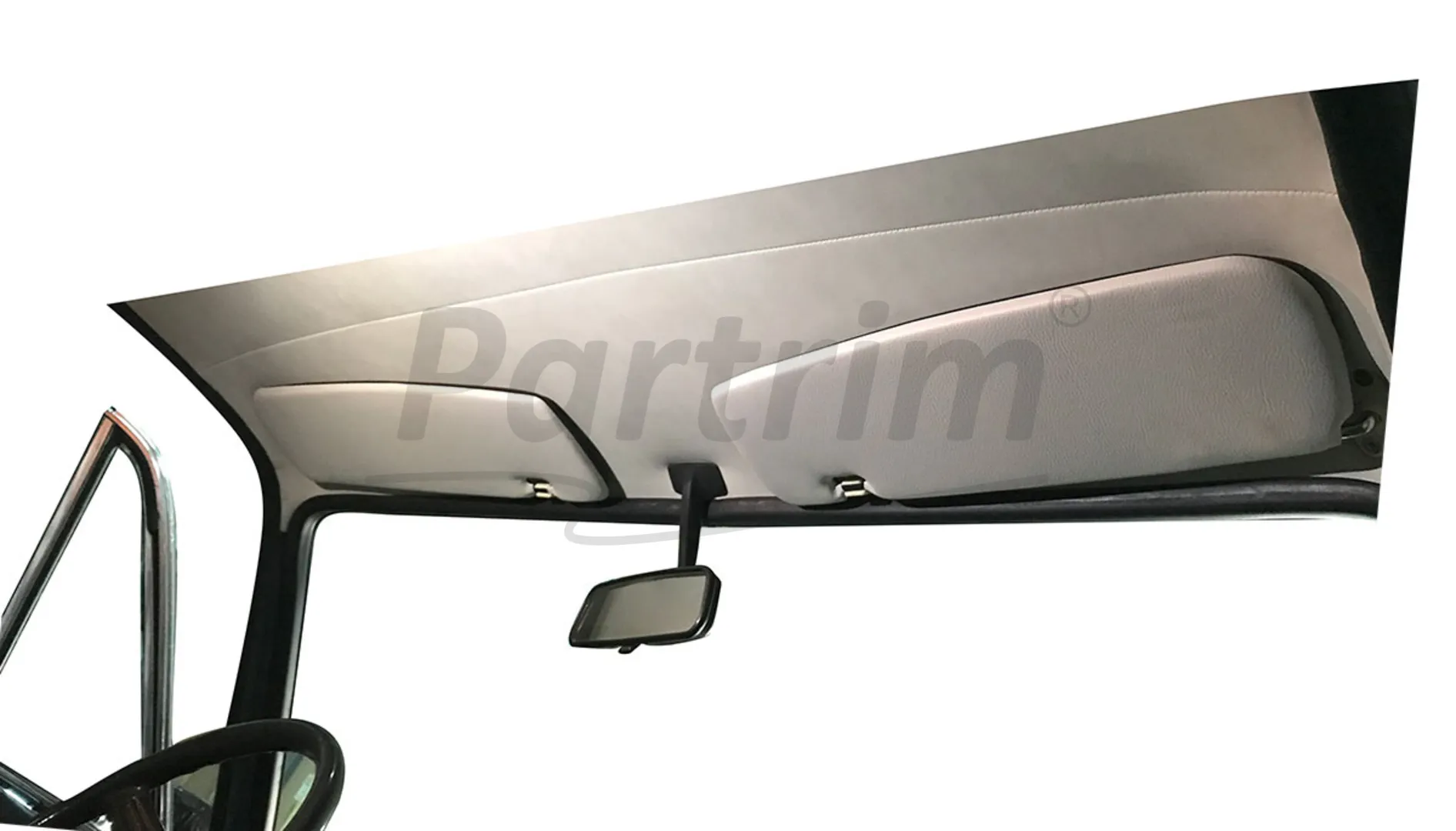 BMW E10 (2002) SUNVISOR CREAM & BLACK