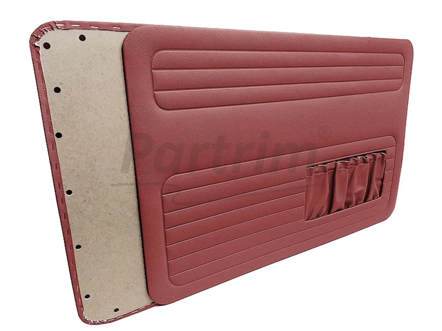 VW OLD BEETLE 1303 DOOR PANEL SET BURGUNDY 1967 - 1979