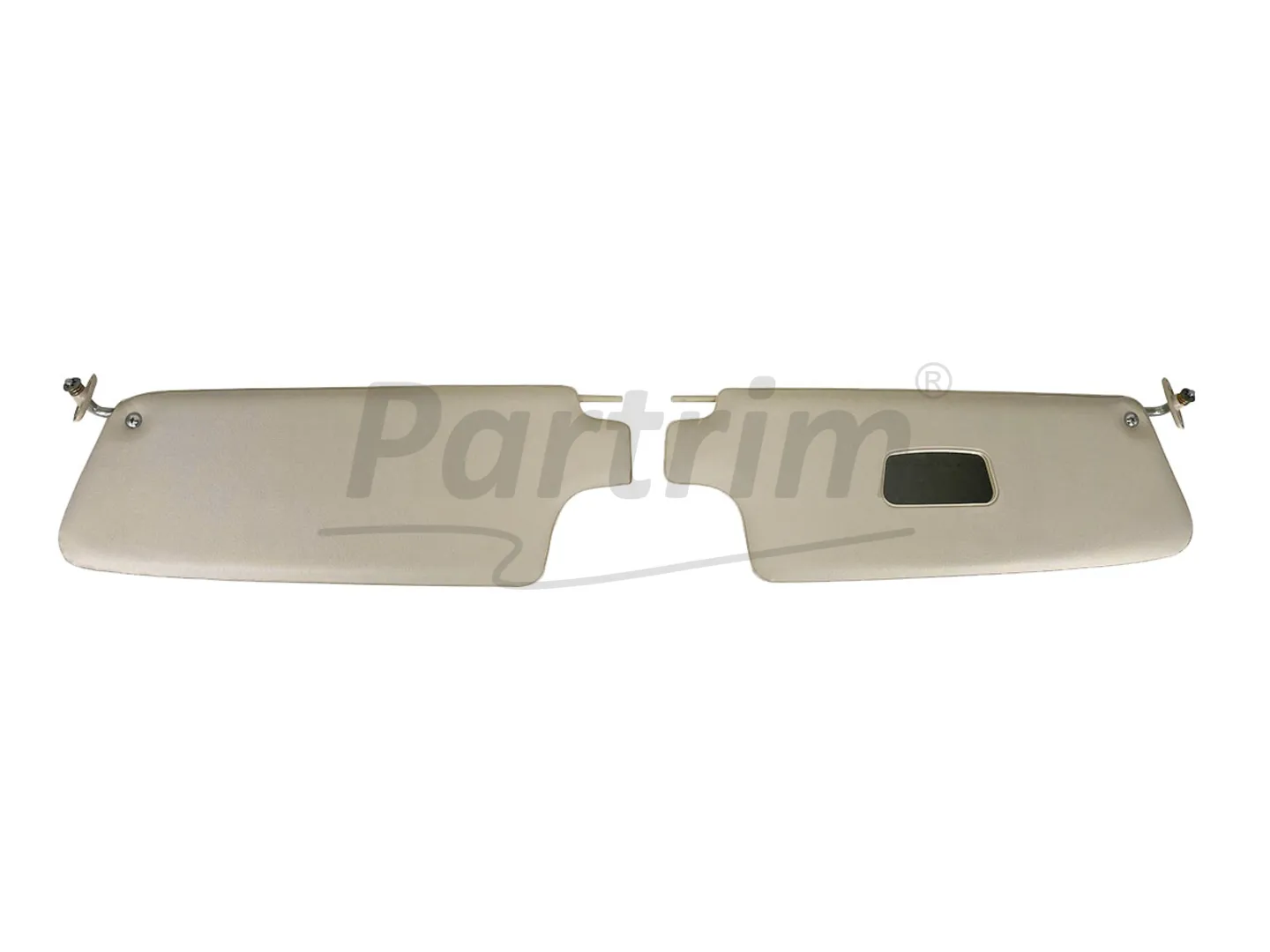 VW OLD BEETLE 1300 - 1303 CABRIO SUNVISOR SET CREAM 8-1967 - 8-1972