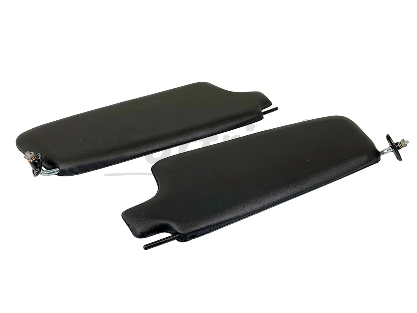 VW OLD BEETLE 1300 - 1303 CABRIO SUNVISORS SET BLACK 8-1967 - 8-1972
