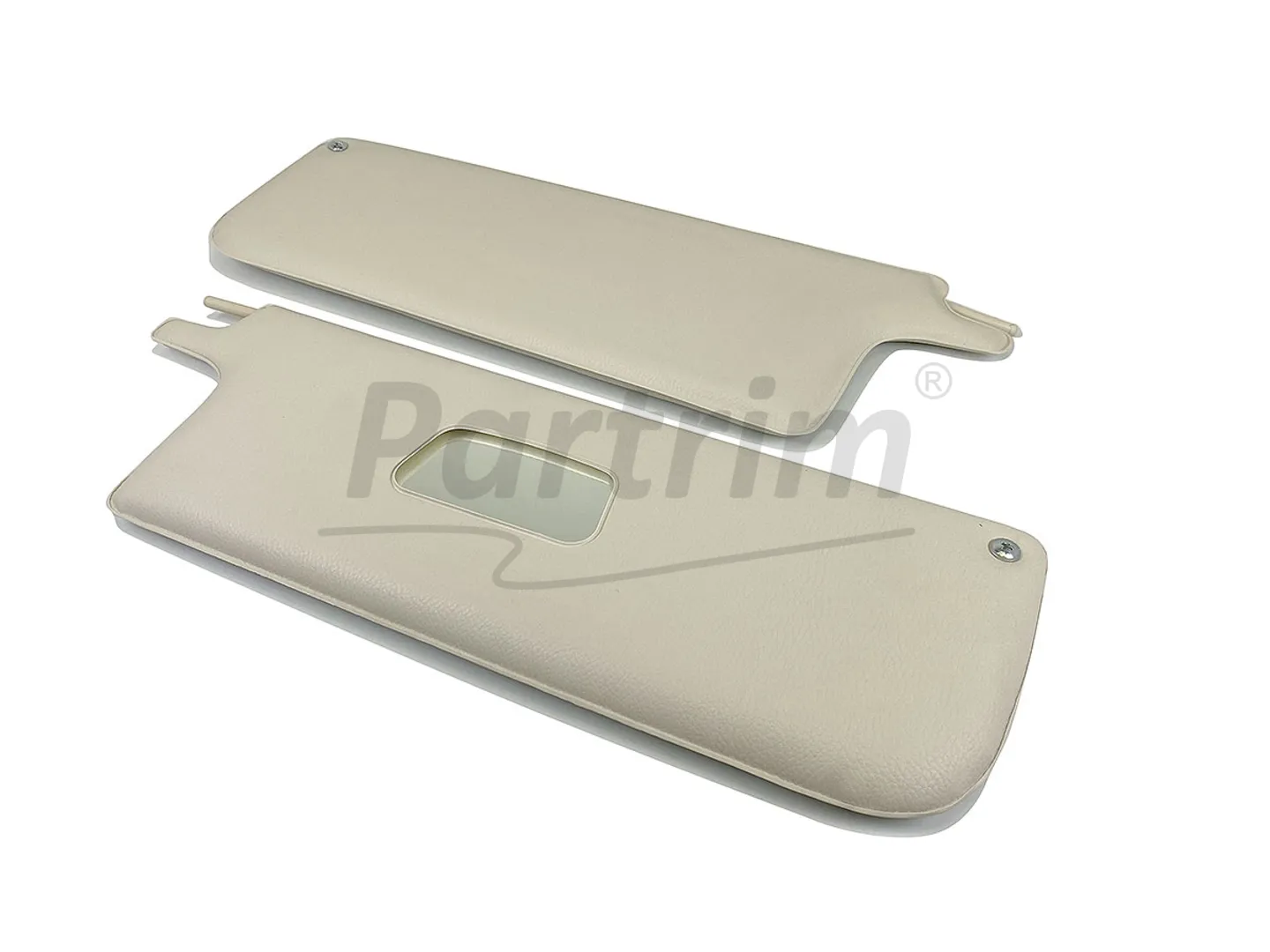 VW OLD BEETLE 1500 CABRIO L SUNVISORS SET CREAM  ( CONVERTIBLE )