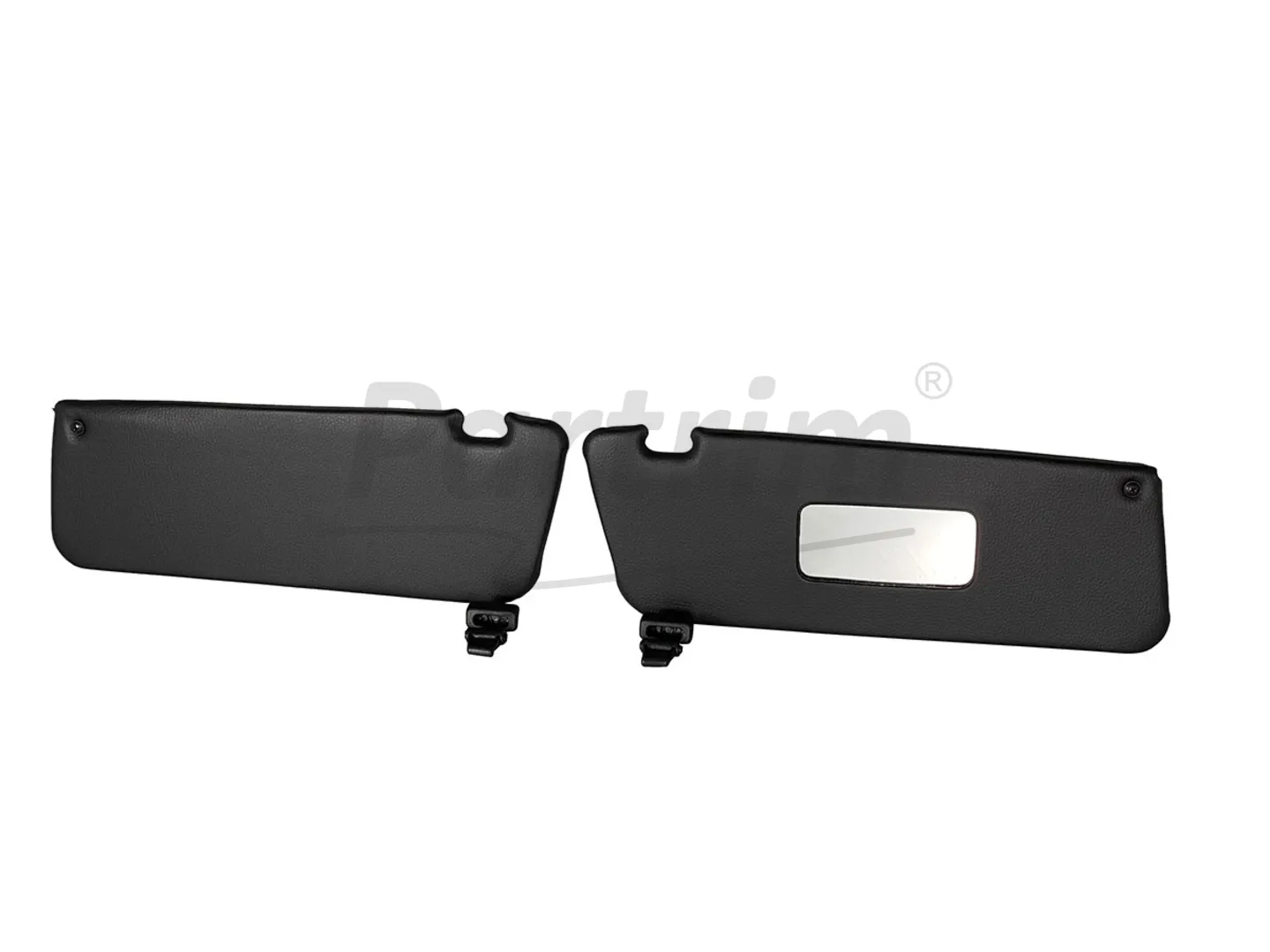 MERCEDES R107 CABRIO SUNVISOR BLACK R-L