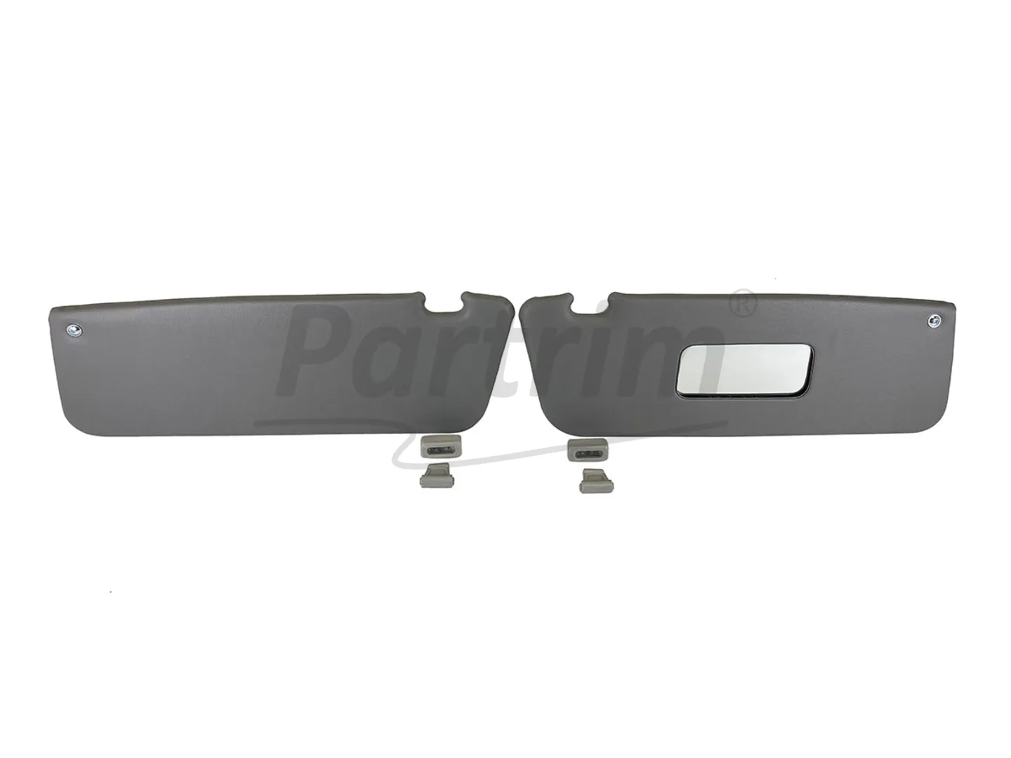 MERCEDES R107 CABRIO SUNVISOR GREY R-L