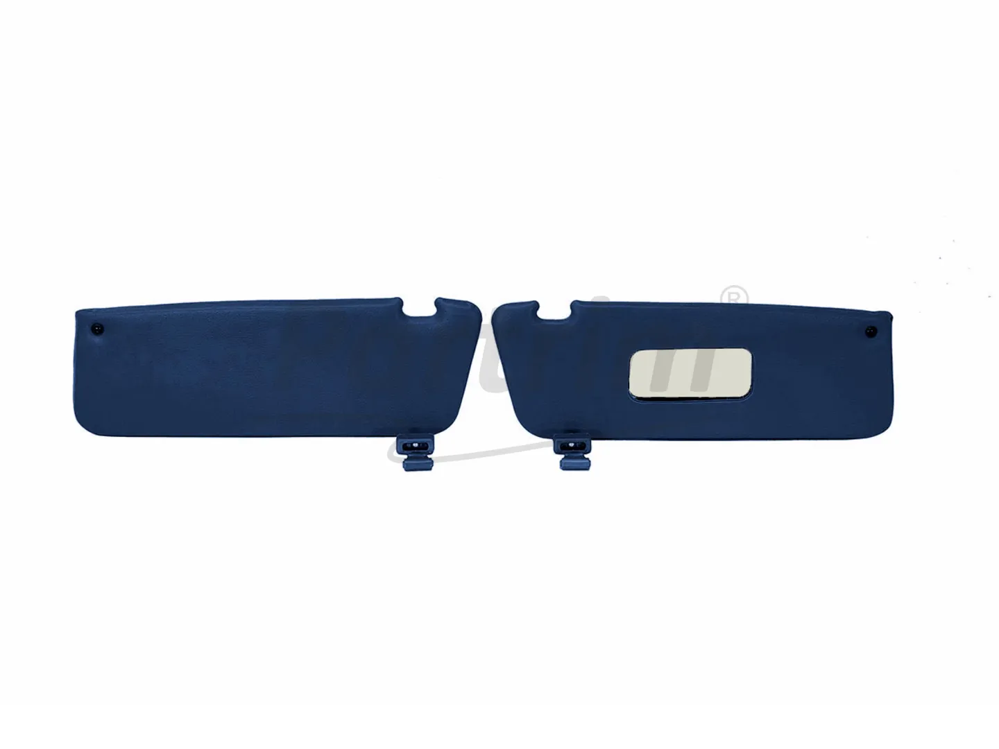 MERCEDES R107 CABRIO SUNVISOR DARKBLUE  R-L