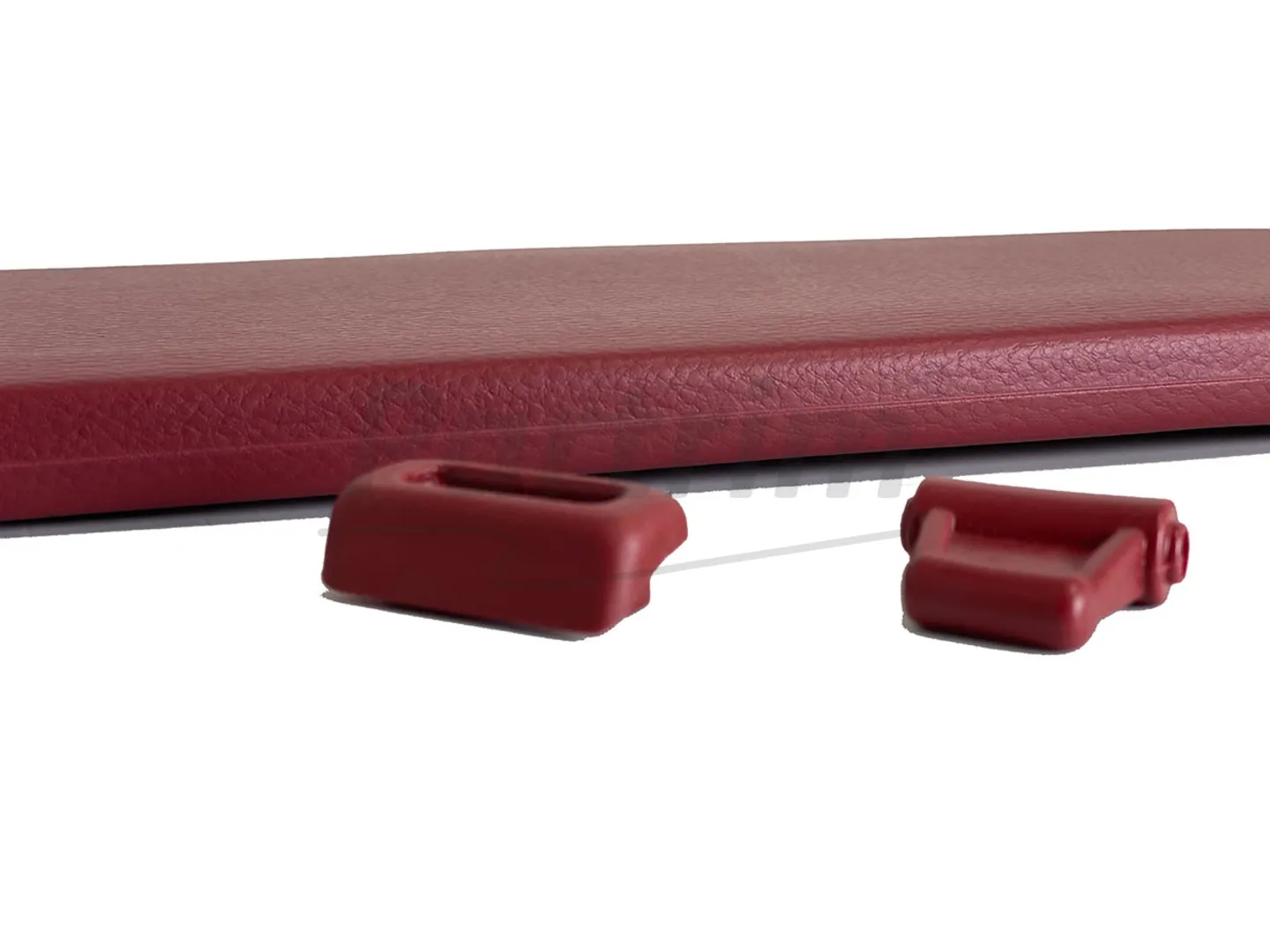 MERCEDES R107 CABRIO SUNVISOR BURGUNDY  R-L
