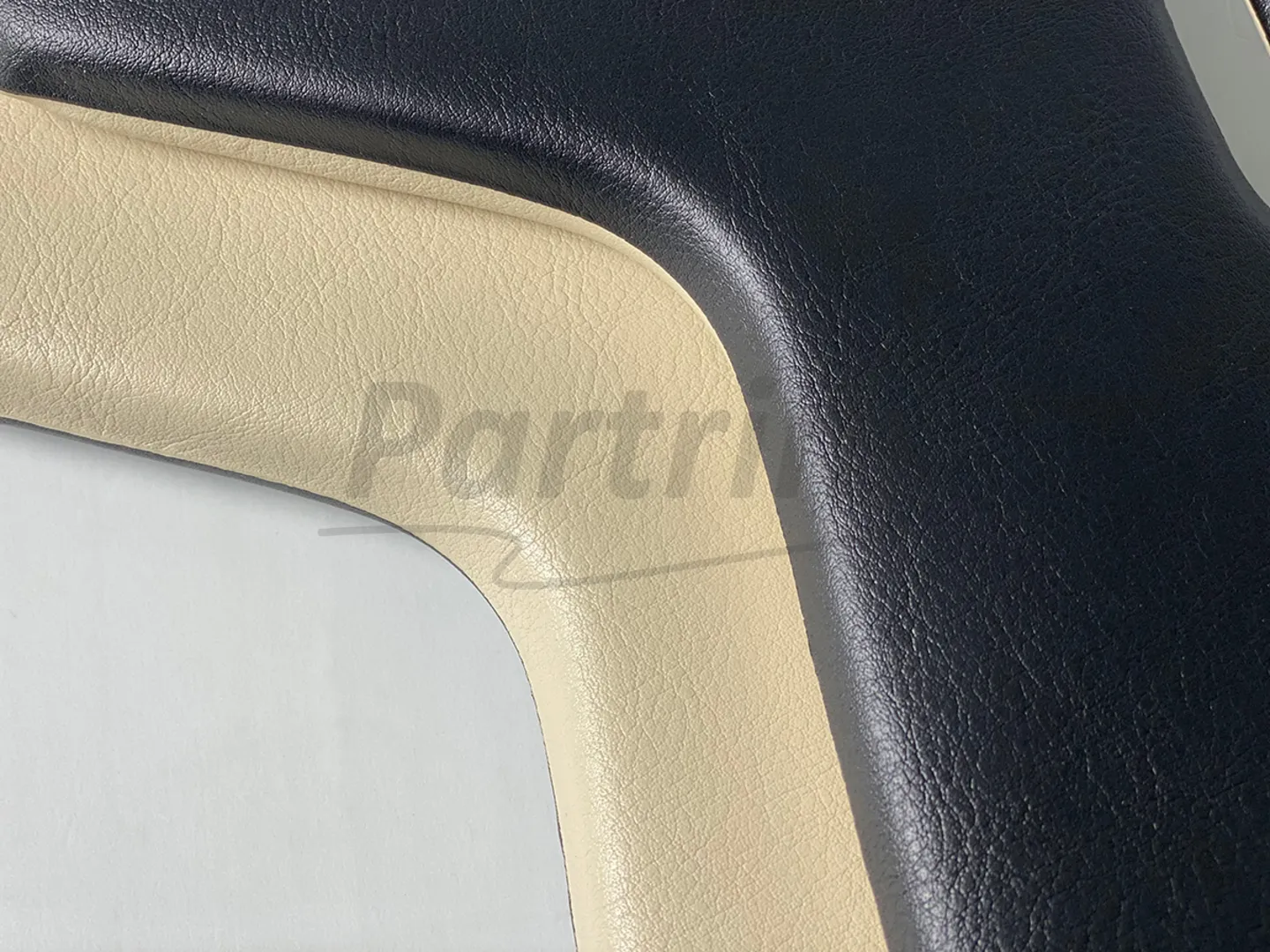 PORSCHE 911 COUPE 1969 - 1977 SUNVISOR BLACK & CREAM  WITH BRACKET RHD