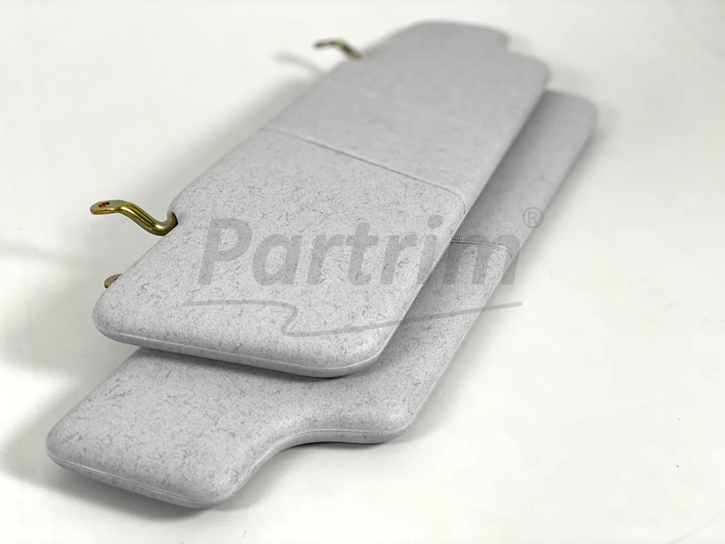 LAND ROVER DEFENDER INTERIOR SUN VISOR SET  GREY 2 PCS O.PATTERN