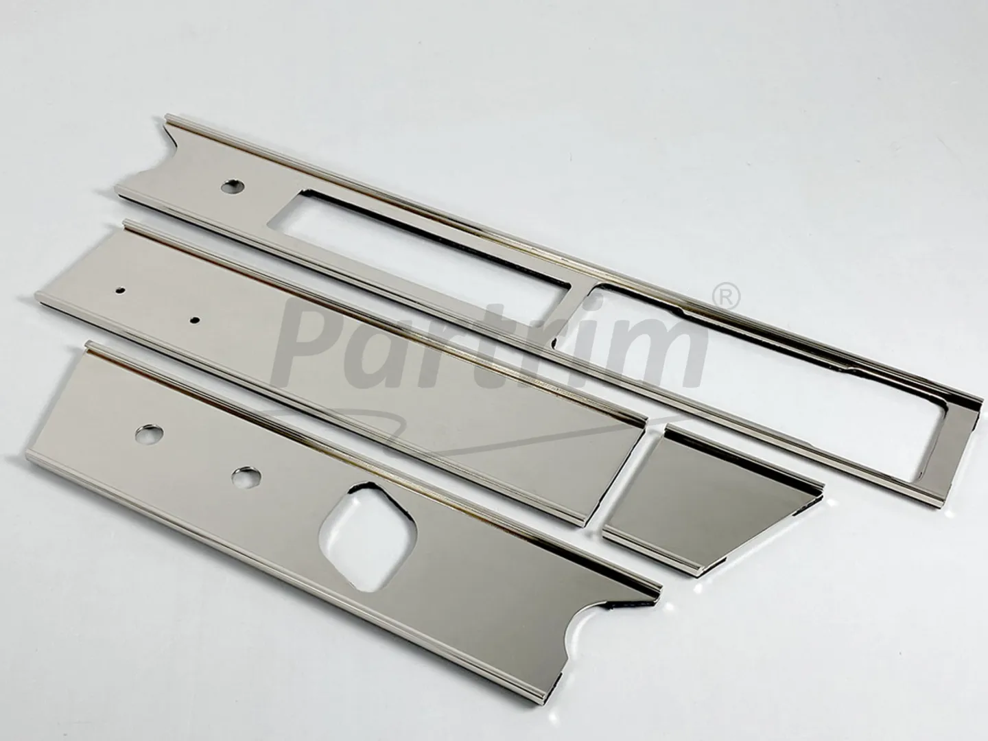 PORSCHE 911 912 69-73 ALUMINIUM DASH FASCIA TRIM SET 4 PCS