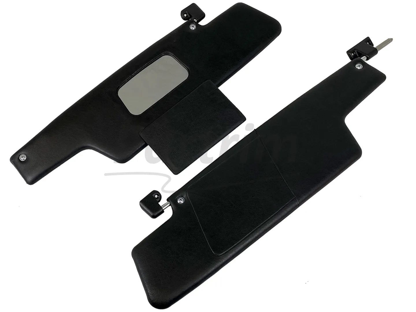 PORSCHE 914 SUNVISOR BLACK WITH MIRROR + WITH BRACKET