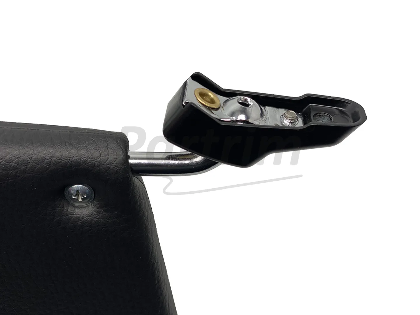 MERCEDES R107 CABRIO SUNVISOR WITH BRACKET R-L BLACK