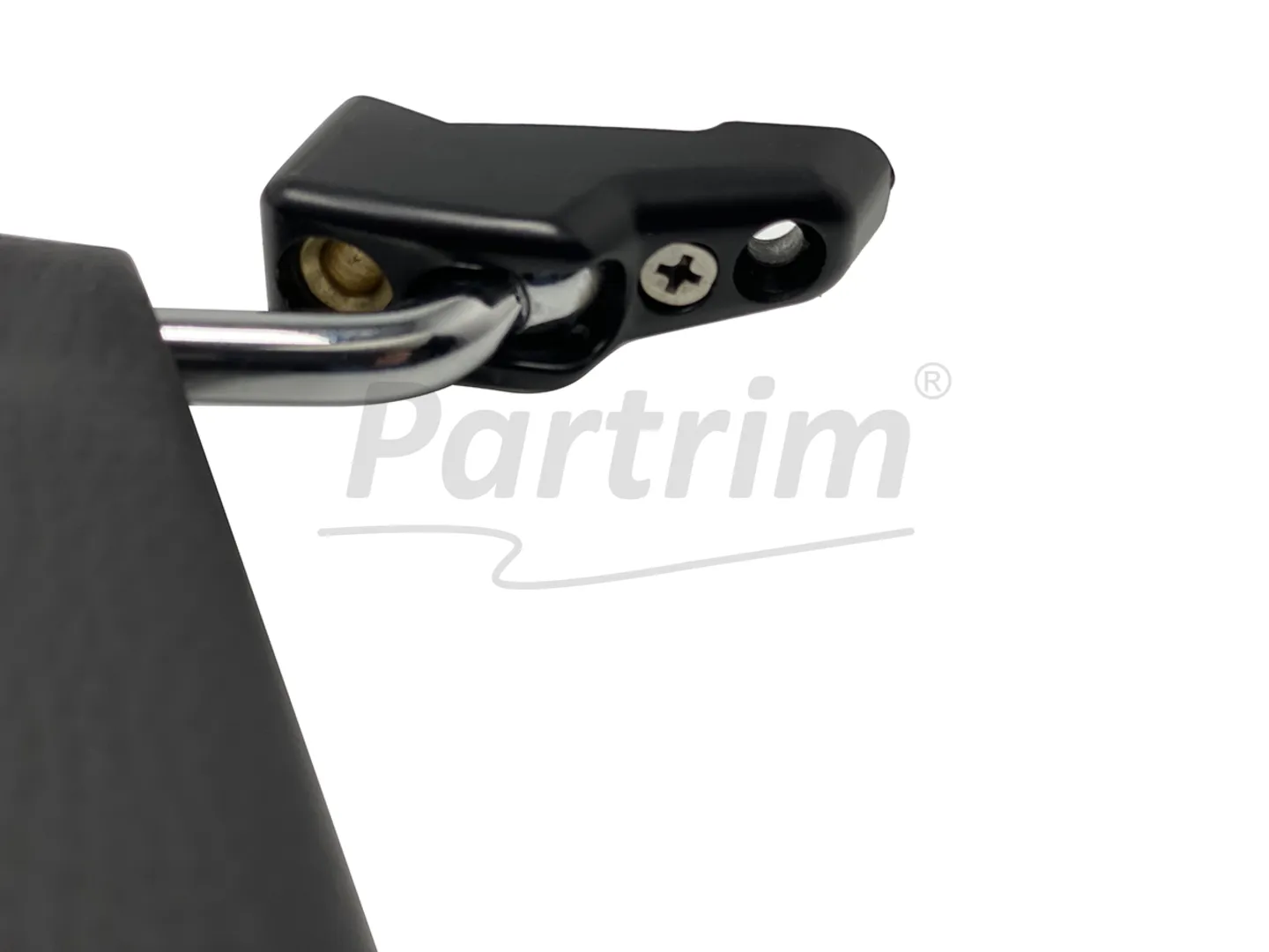 MERCEDES R107 CABRIO SUNVISOR WITH BRACKET R-L BLACK