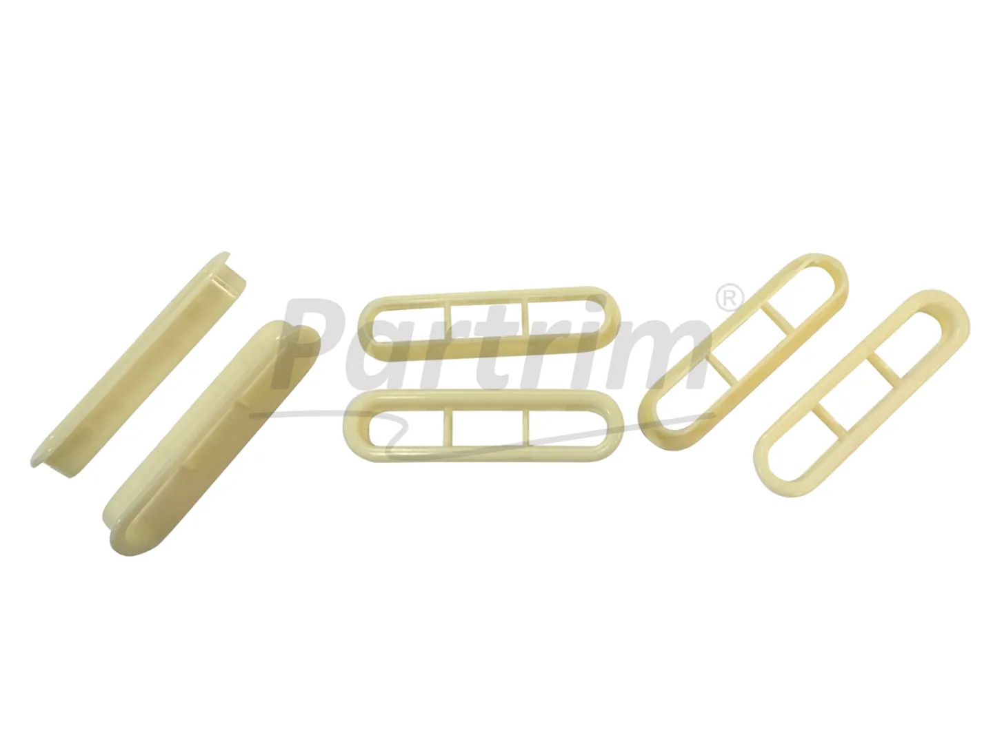 VW OLD BEETLE 1300-1303 REAR WINDOW DEFROSTER VENT 6 PCS CREAM