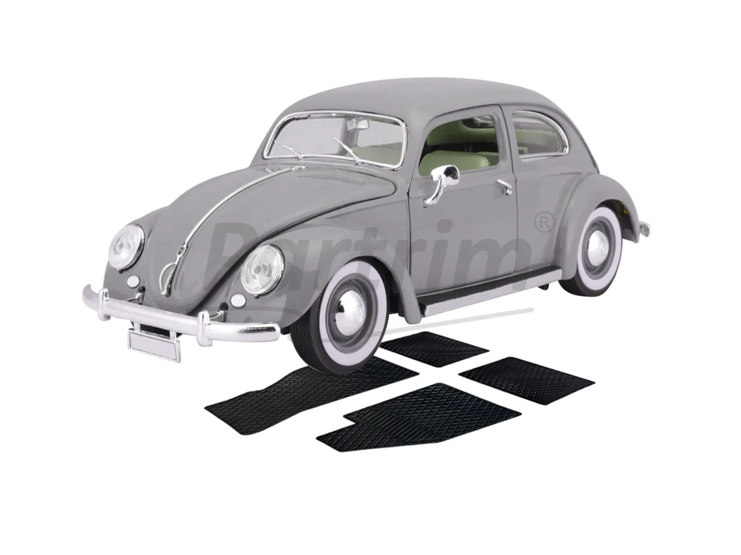 VW OLD BEETLE FLOOR MAT 4 PCS