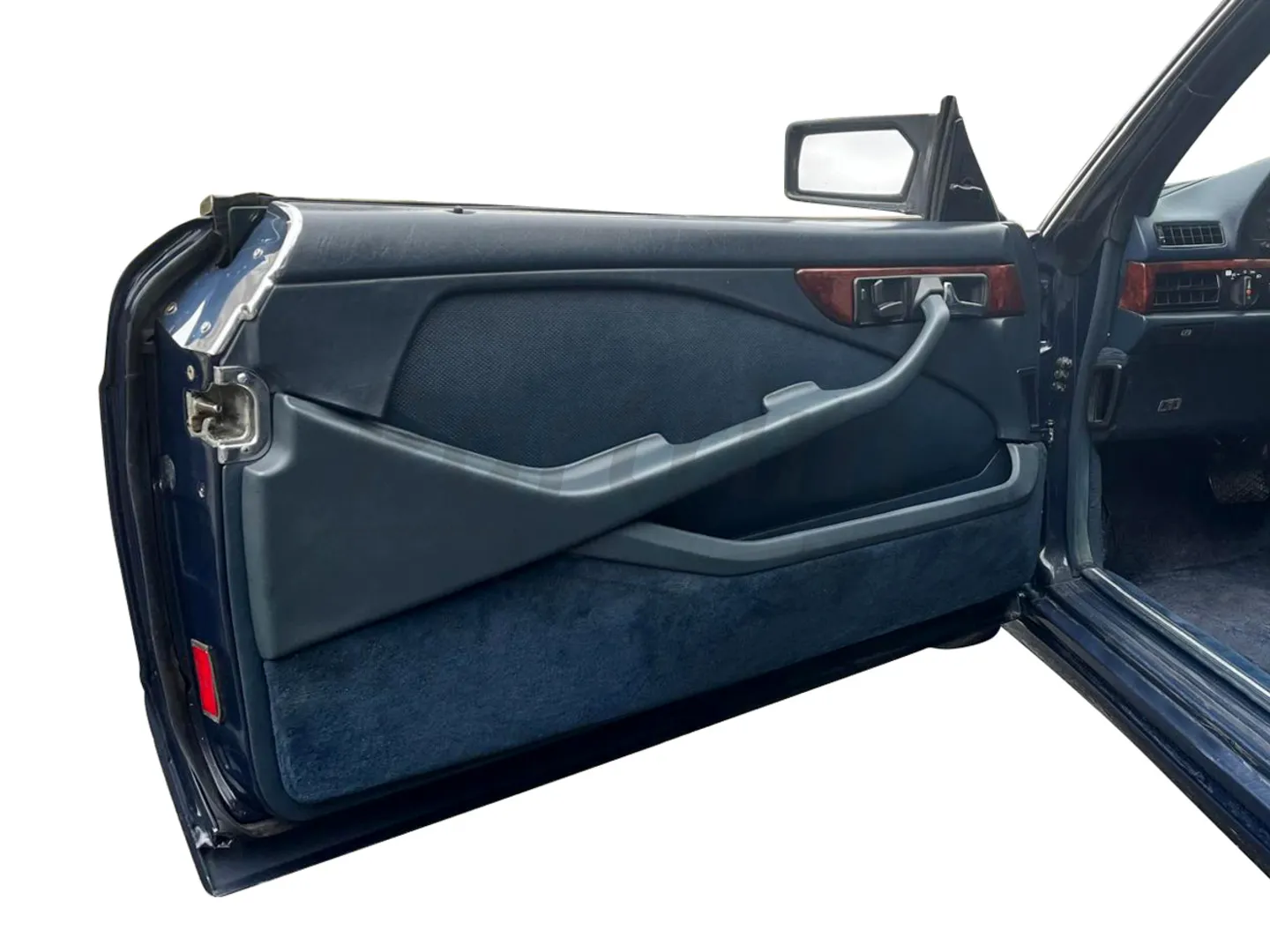 MERCEDES C126 DOOR PANEL MIDDLE SECTION WITH PATTERN OLIVE GREEN