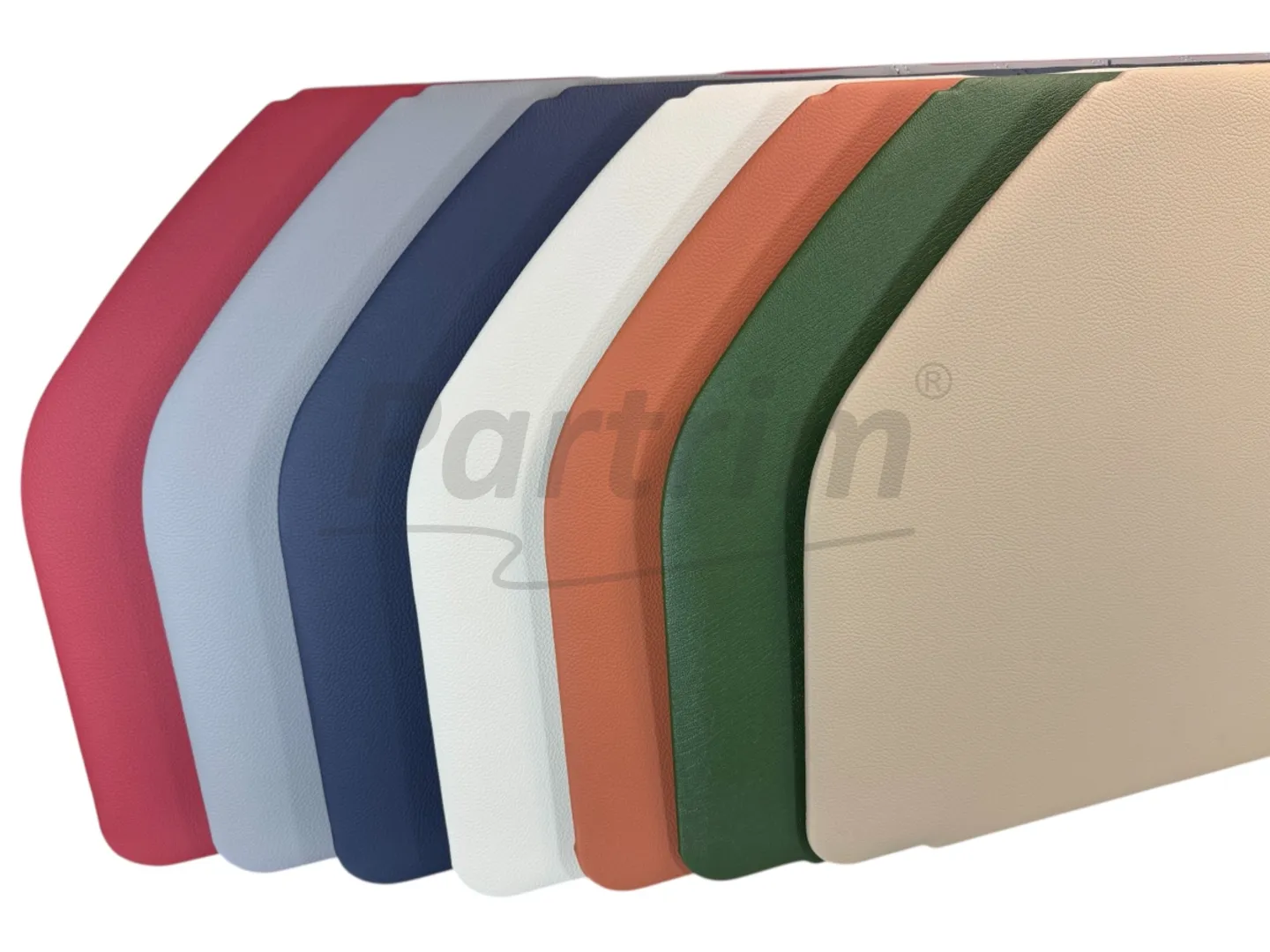 PORSCHE 911 DOOR PANEL SET BURGUNDY 2  PCS 1974 - 1989