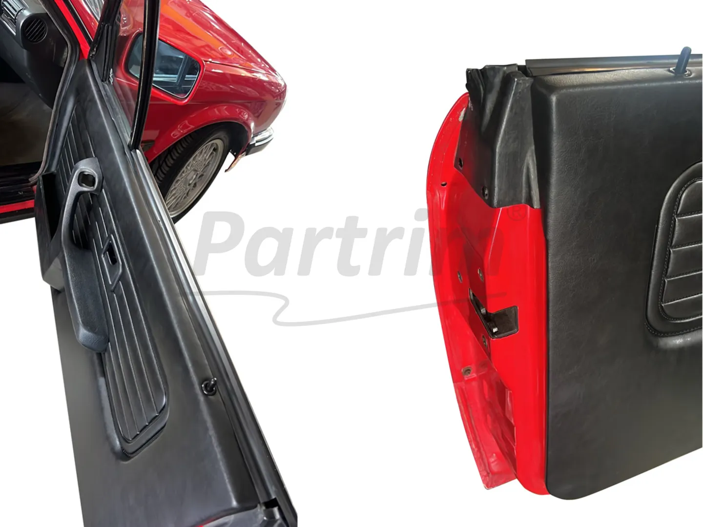 BMW E30 CABRIO DOOR PANEL SET BLACK 2 PCS